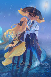 2x character commission sample, fullbody.