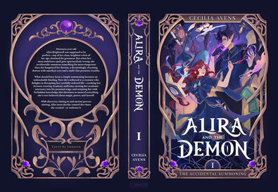 Book Cover Designs Alira and the Demon