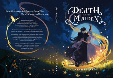 Death and the Maiden by Cecilia Avens Book Cover. On Amazon